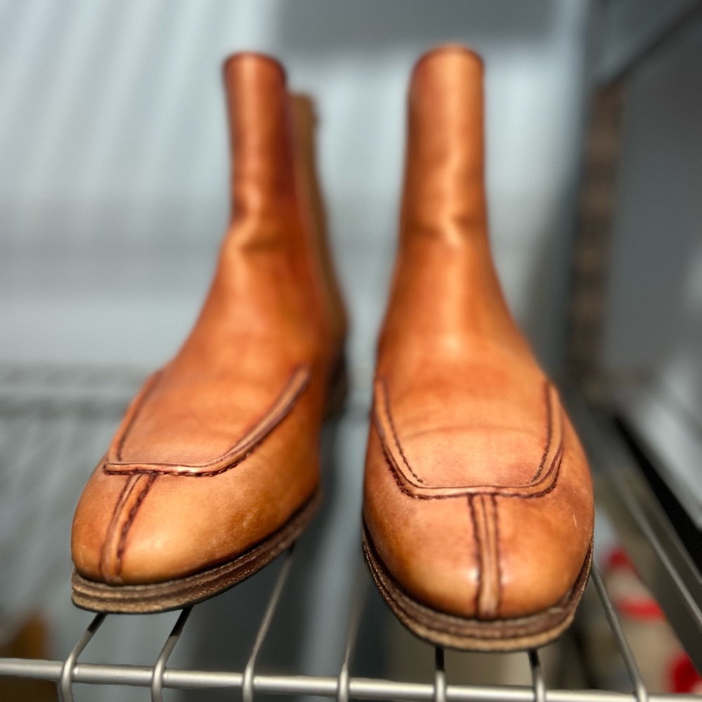 Carmina split-toe Chelsea boots